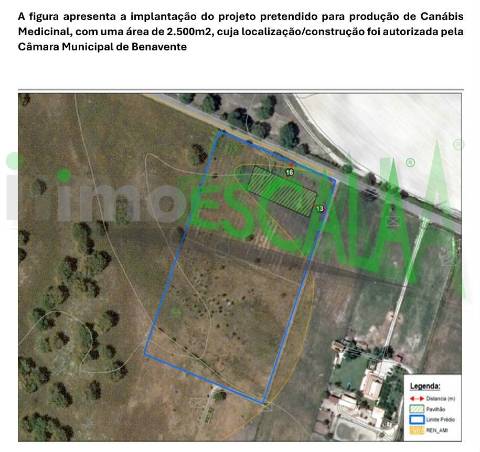 Terreno em Benavente para fins industriais ou agrícolas