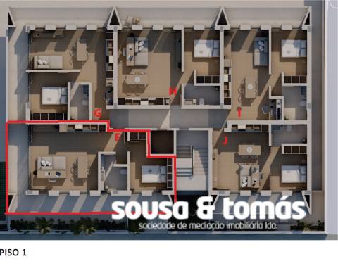 Apartamento T1 Venda em Parceiros e Azoia,Leiria