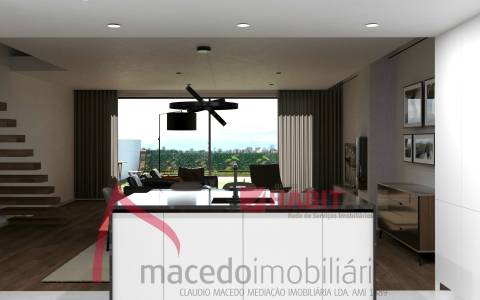 Moradias T3 em Banda para venda em Adaúfe, Braga