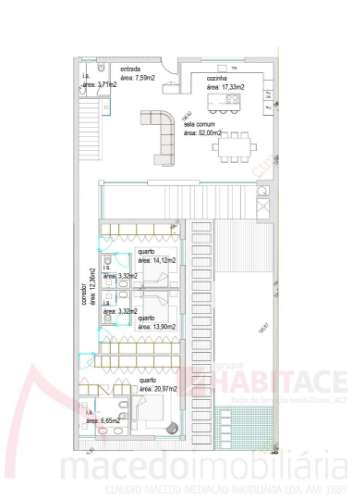 Moradia T3 Nova em Tebosa, Braga