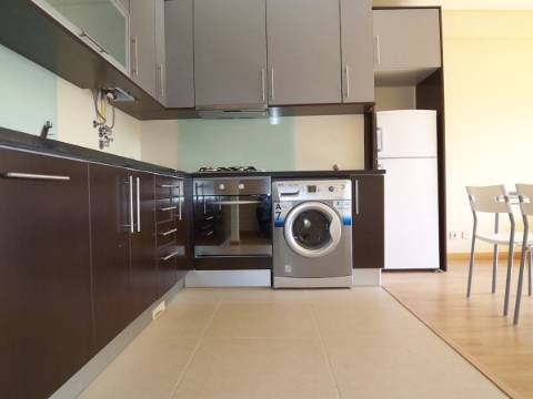 Apartamento T1 para arrendar, mobilado e cozinha equipada em Gualtar