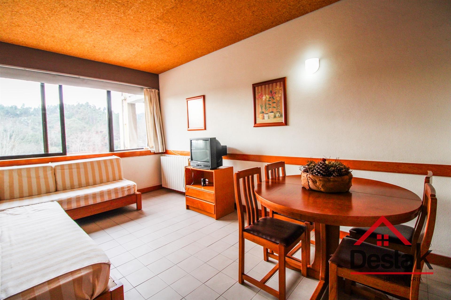 Apartamento T1 equipado e mobilado para venda nas Termas de São Pedro do Sul