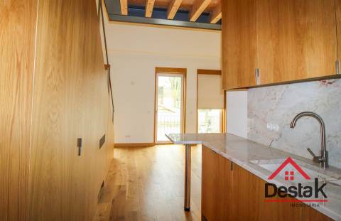 Apartamento T1 novo para arrendamento no centro de Viseu