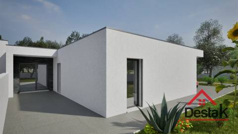 Moradia Germinada V4 em fase de construção