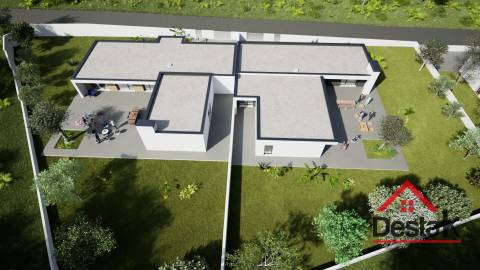 Moradia Germinada V4 em fase de construção