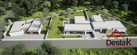 Moradia Germinada V4 em fase de construção