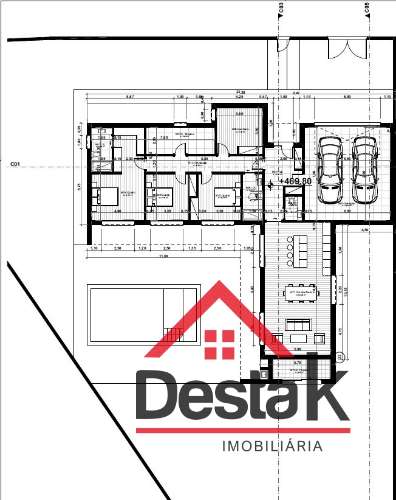 Moradia Germinada V4 em fase de construção