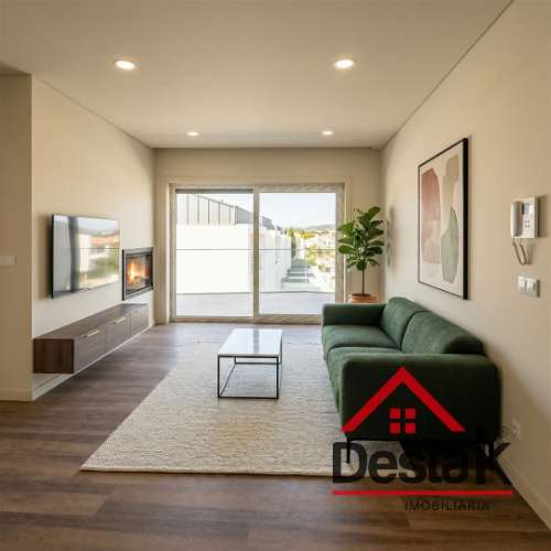 T3 Novo | Varandas com Churrasqueira | Garagem para 2 Carros