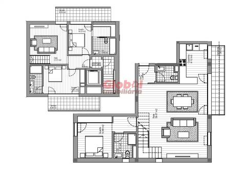 Apartamento T3 DUPLEX Venda em Currelos, Papízios e Sobral,Carregal do Sal