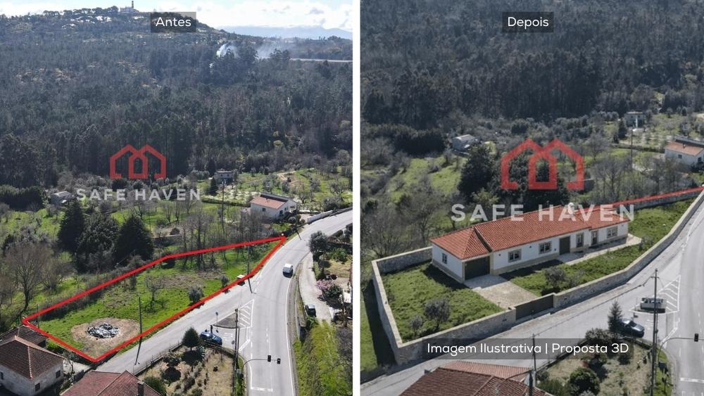 Terreno Para Construção  Venda em Mangualde, Mesquitela e Cunha Alta,Mangualde