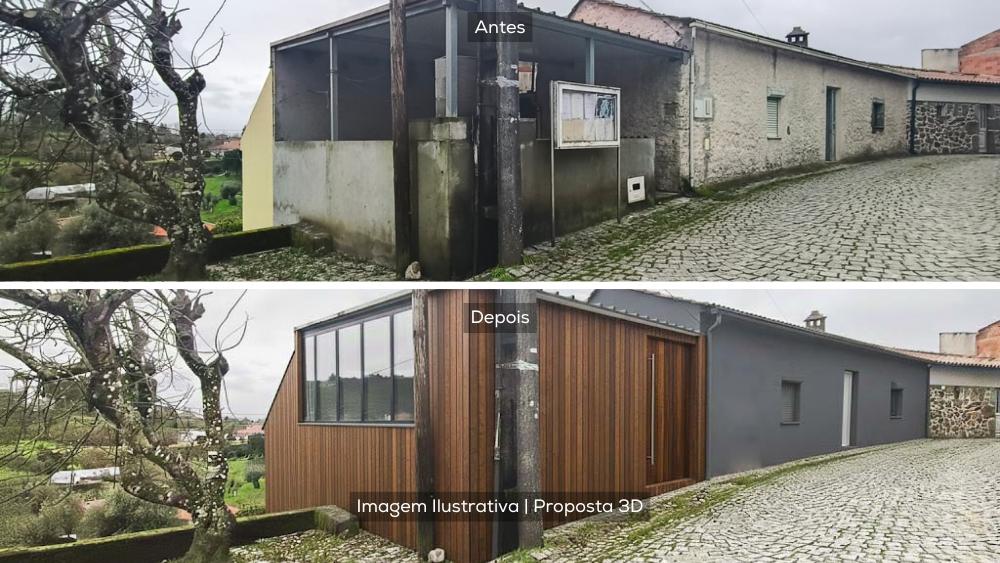 Moradia T2 Venda em Santiago de Cassurrães e Póvoa de Cervães,Mangualde