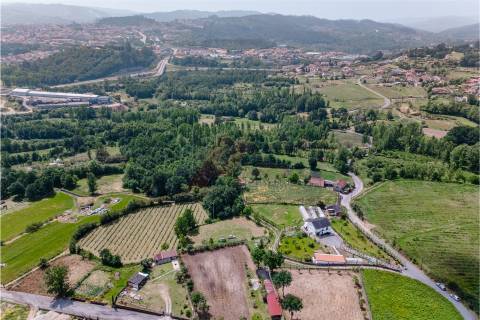 Terreno a 3 km do Centro de Fafe com Vinha e Nascente em Golães- Fafe!