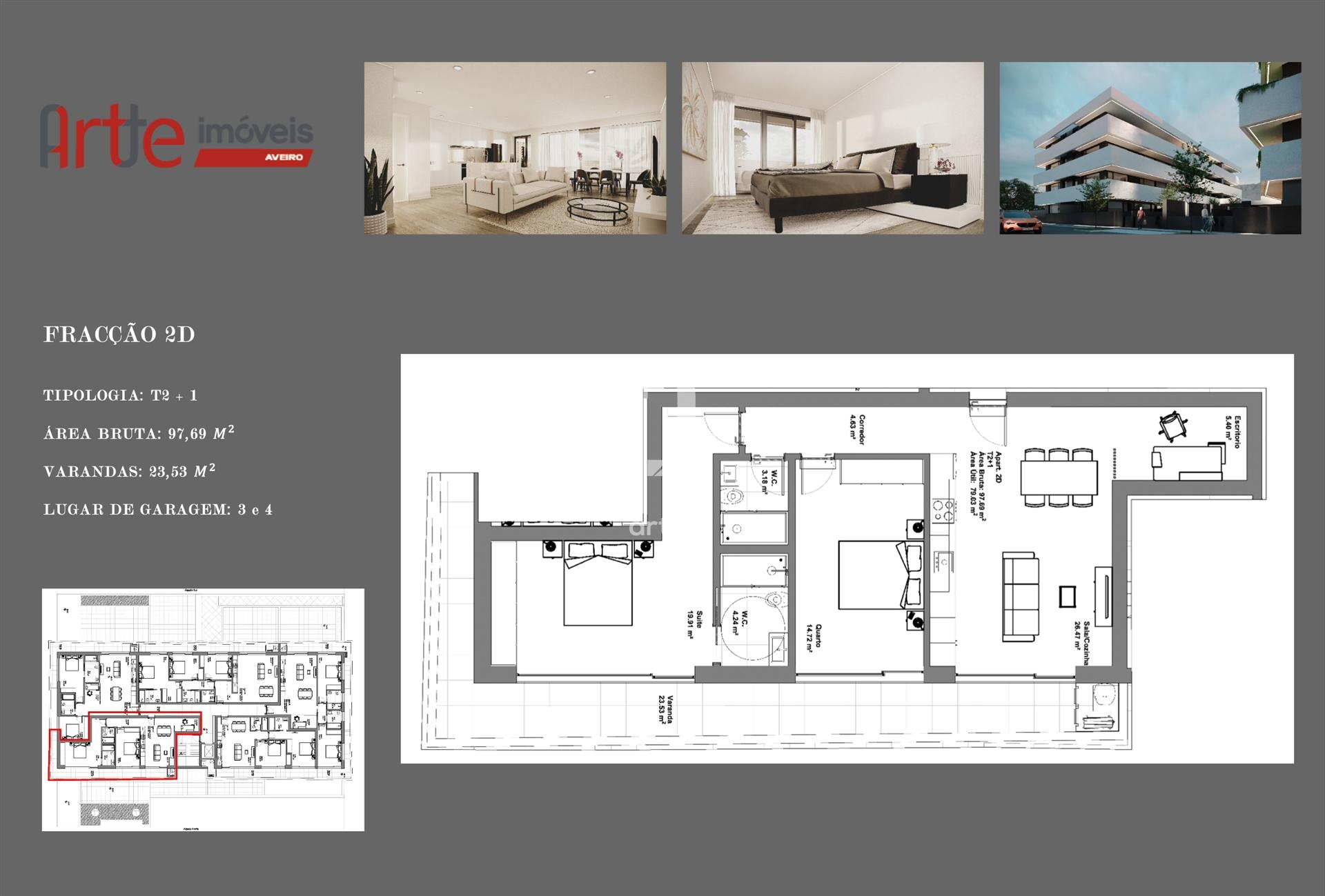 Apartamento T2+1 Novo à Venda em Aveiro – Conforto, Luz e Localização Privilegiada