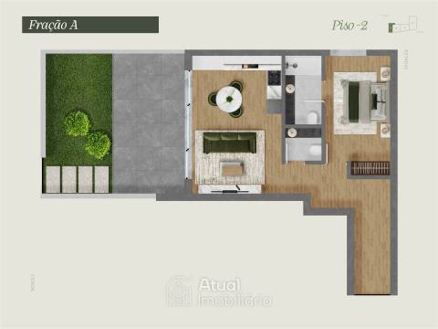 Apartamento T1 Venda em Caldas de Vizela (São Miguel e São João),Vizela