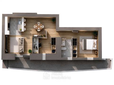 Andar Moradia T1+1 Venda em Caldas de Vizela (São Miguel e São João),Vizela