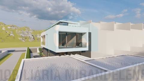 Lote de terreno em Vila Flor para construção de uma Moradia Geminada com projeto aprovado