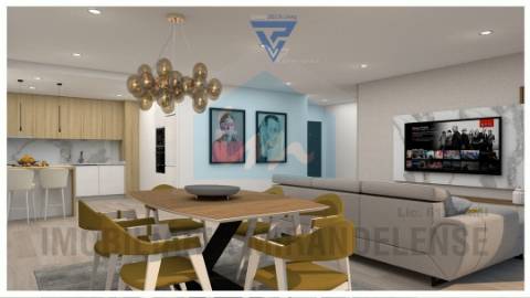 Apartamento T2 novo com duas frentes à venda na cidade de Mirandela