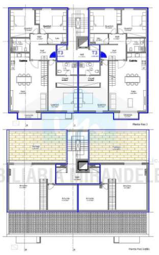 Apartamento T3+1 Duplex novo com terraço à venda na cidade de Mirandela