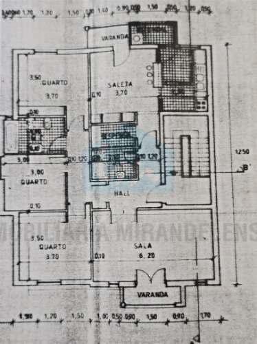 Apartamento T3 para venda com 3 frentes em Mirandela