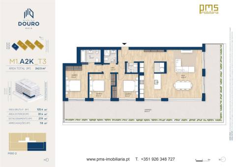 T3 Junto à Marina da Afurada