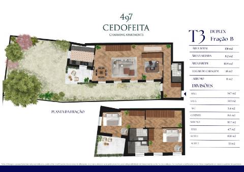 T3 Duplex Cedofeita - Porto