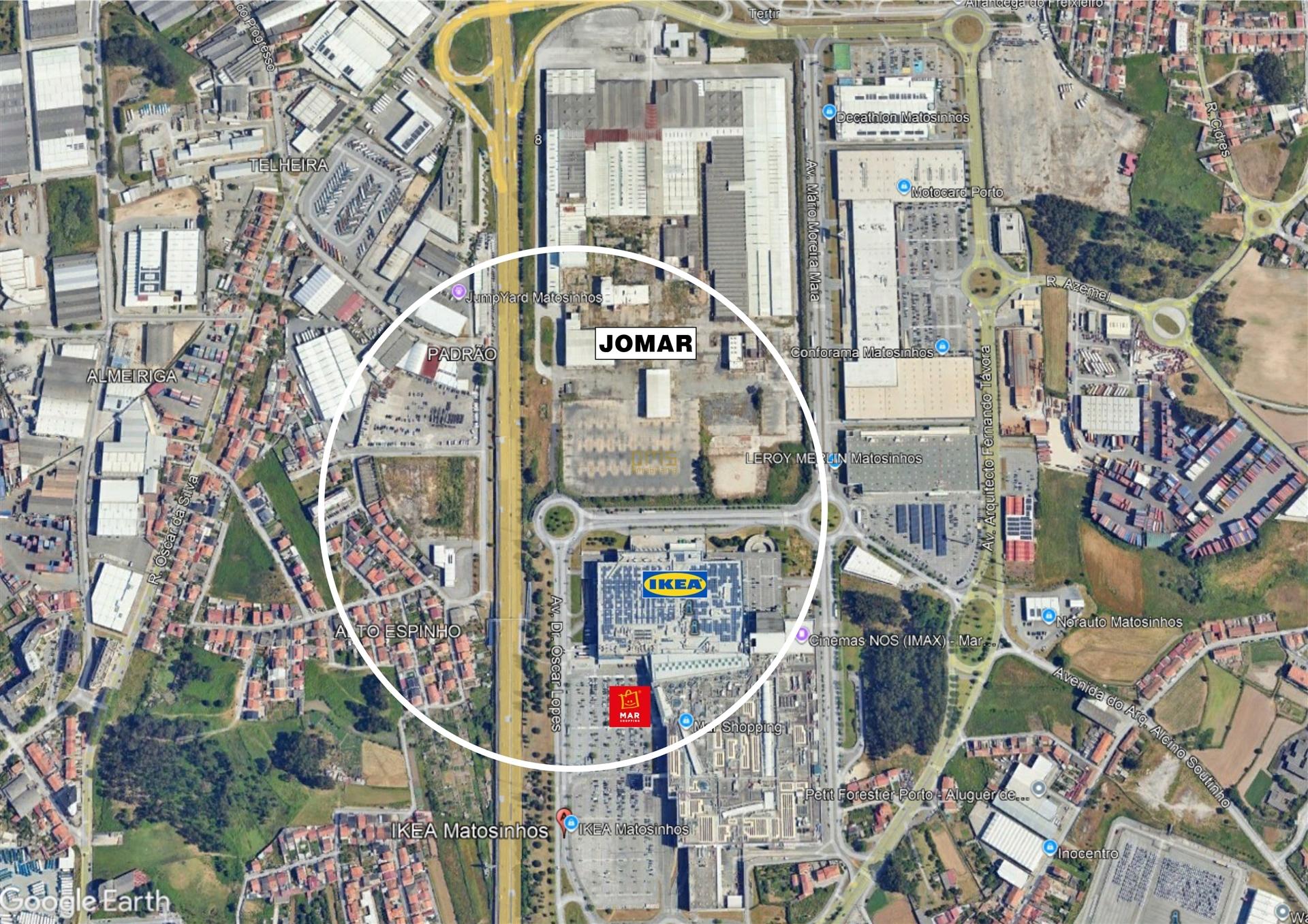 Terreno para construção de armazéns - Matosinhos