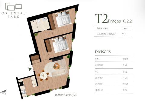 Apartamento T2 Venda em Campanhã,Porto