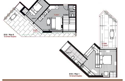 Apartamento T2 DUPLEX Venda em Lordelo do Ouro e Massarelos,Porto