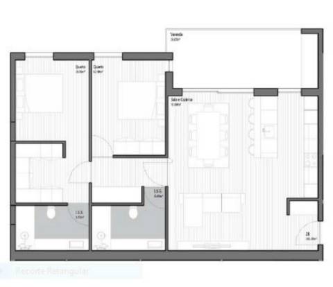 Apartamento T2 em construção, no centro de Distrito de Coimbra