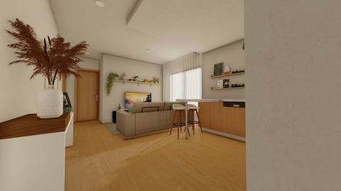 Apartamento T1 novo em Condeixa