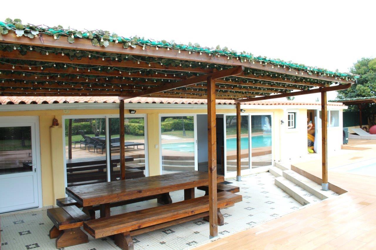 Quinta com piscina aquecida, Lareira,  sauna, jacuzzi e ginásio na Terrugem em Sintra