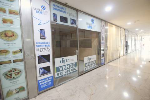 Loja no centro de Guimarães.