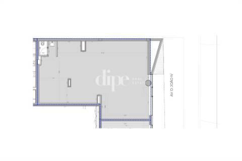 Loja na Av. D. João IV, centro de Guimarães