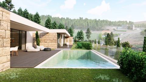 Terreno para construção de moradia térrea junto ao centro da Póvoa de Lanhoso