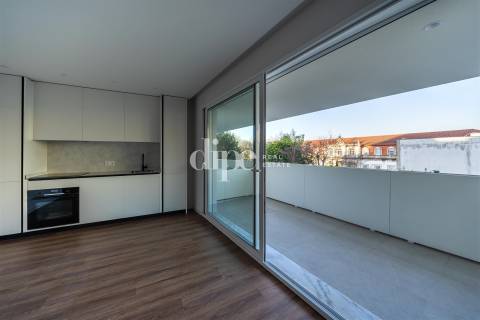 Apartamento T1 novo inserido no empreendimento Vila Flor Gallery