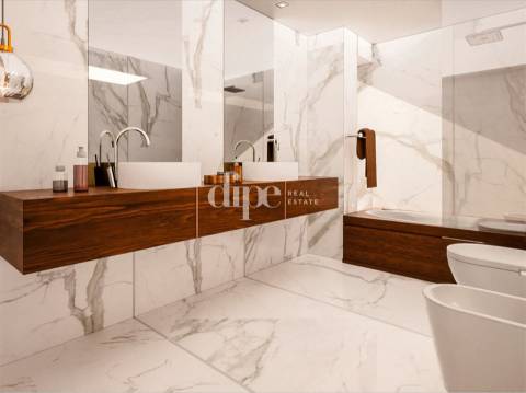 Moradia T3 com piscina em fase final construção