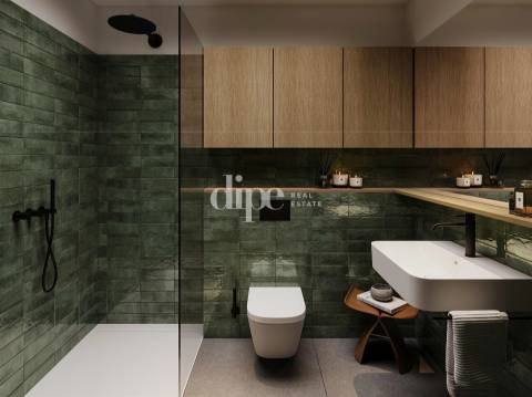 Apartamento T1 novo inserido no condomínio privado em Guimarães