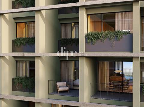 Apartamento T1 novo inserido no condomínio privado em Guimarães
