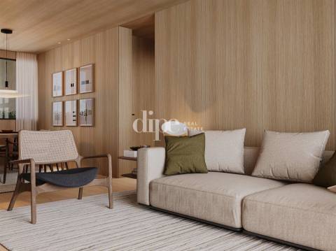 Apartamento T1 novo inserido no condomínio privado em Guimarães