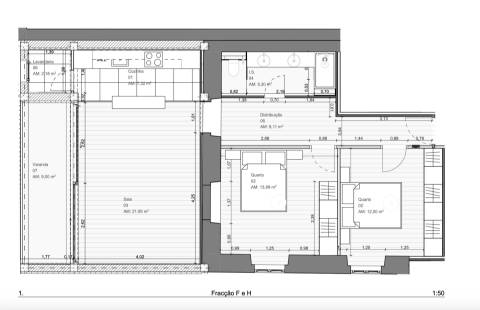 Apartamento T2 - centro da cidade