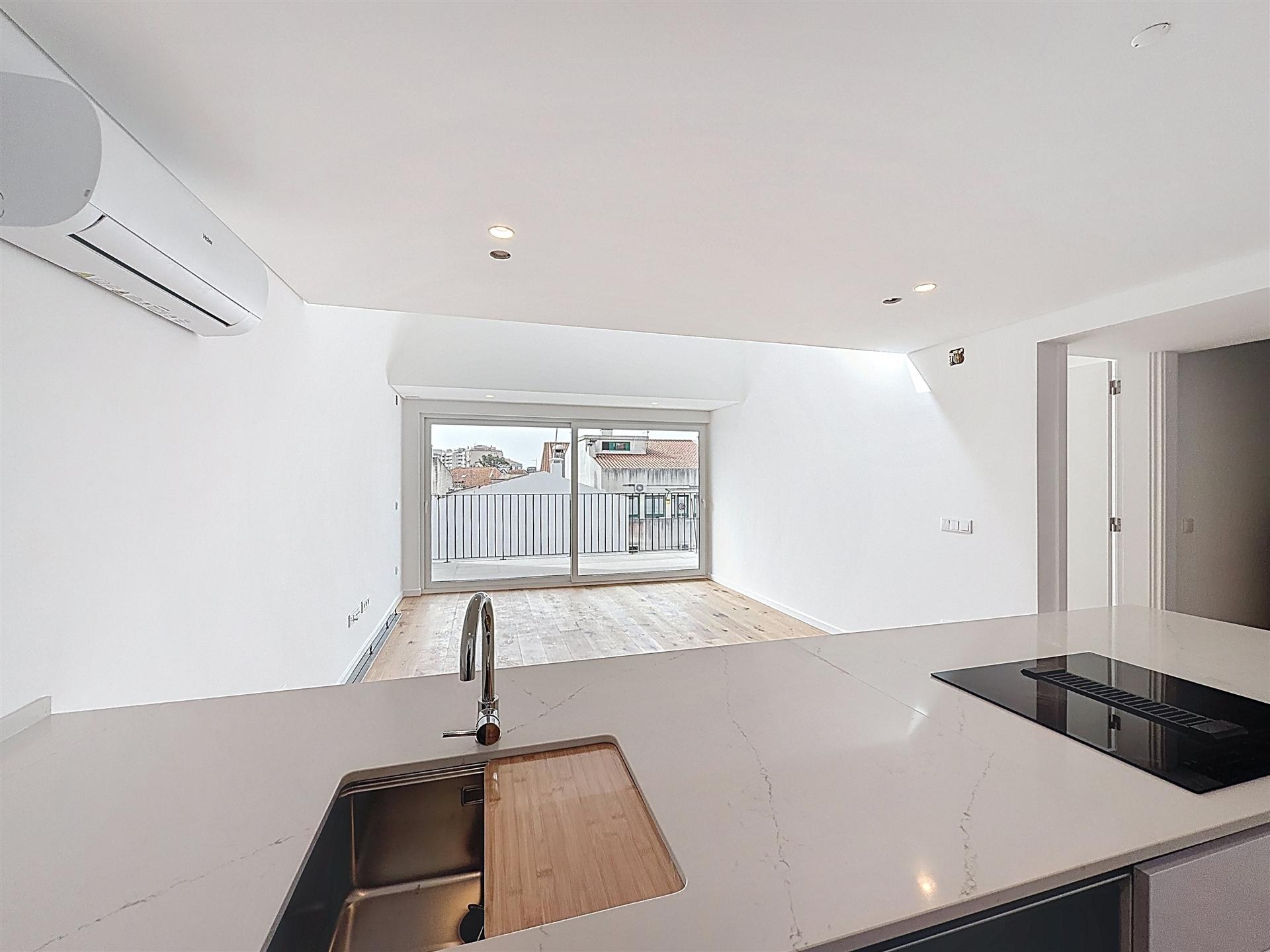 Apartamento T1+1 no centro da cidade