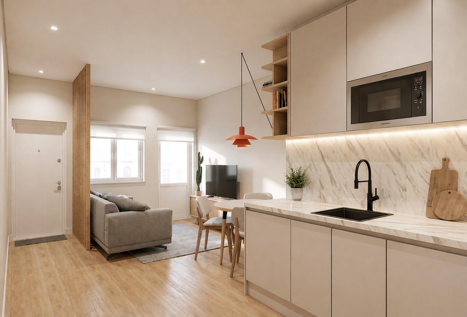 Apartamento T1 em Caldas da Rainha – Centro Histórico
