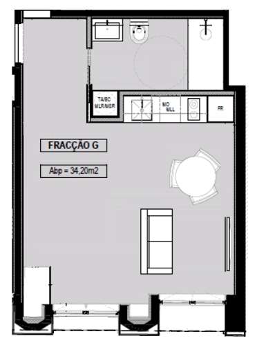 Apartamento T0 Venda em Bonfim,Porto