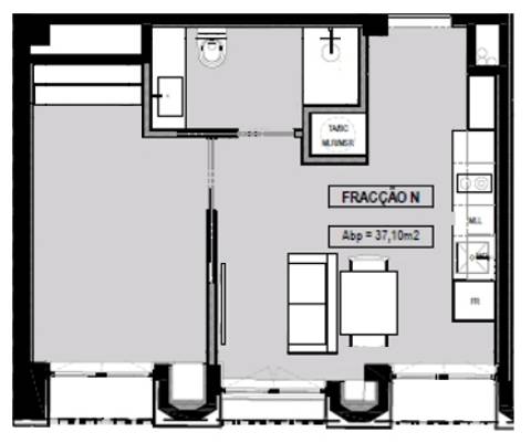Apartamento T1 Venda em Bonfim,Porto