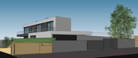 Terreno para Construção com Projeto Aprovado, localizado a beira da N222 em Lever!