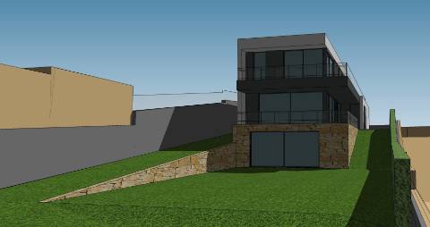 Terreno para Construção com Projeto Aprovado, localizado a beira da N222 em Lever!