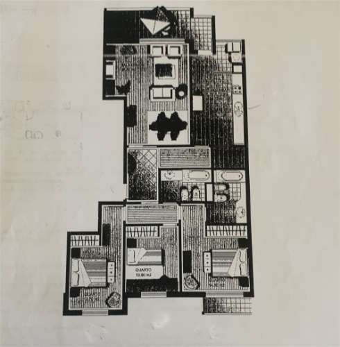 Apartamento T3 com ótimas áreas e garagem box com 27m2, localizado a 1300 metros de Santo Ovídio!