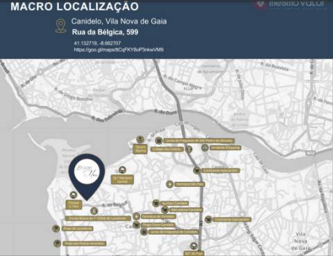 T1+1 Poente no D´Ouro Mar em Lavadores, Gaia!