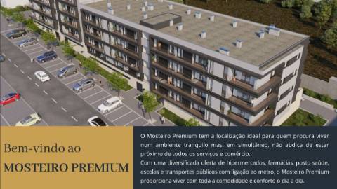T2+1 Novo no Empreendimento Mosteiro Premium em Moreira da Maia!
