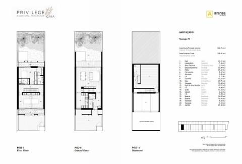 Moradia T3 no Privilege Gaia com Privacidade e Natureza em Arcozelo!